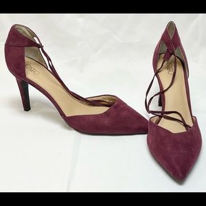Pair of Cato Burgundy Pumps size 8